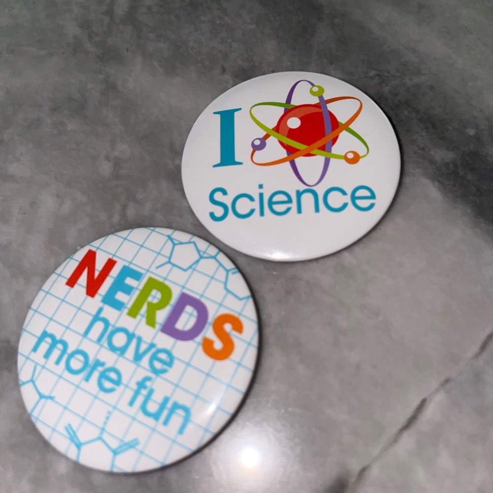 Science and Nerds Pin - Picture 5 of 8